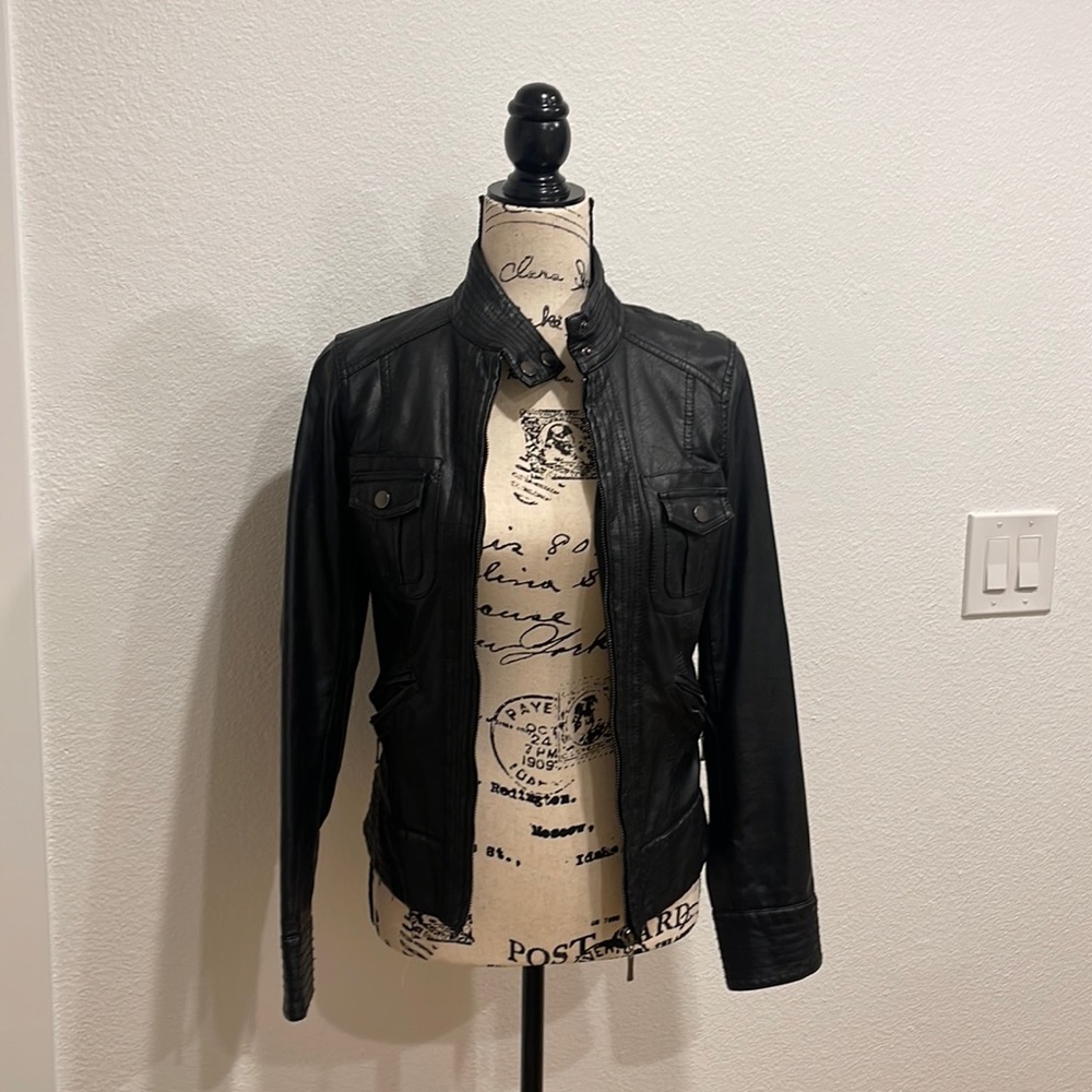 Max Studio - XS Faux Leather Jacket